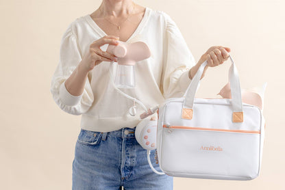 Sac de voyage Annabella pour tire-lait double avec glacières