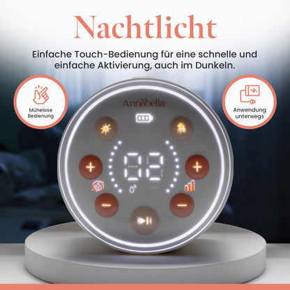 Tire-lait électrique simple Annabella - Portable, silencieux, avec technologie révolutionnaire de simulation de la langue
