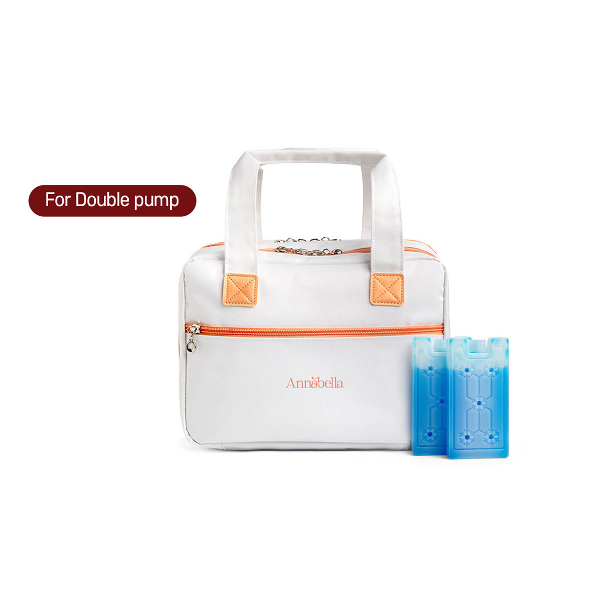 Sac de voyage Annabella pour tire-lait double avec glacières