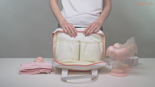 Sac de voyage Annabella pour tire-lait double avec glacières